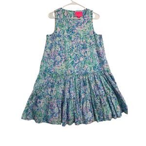 Lilly Pulitzer Trina Dress S Women's Surf Blue Soleil It On Me